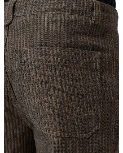 Closed Toledo Broek Met Toelopende Pijpen in het Gray voor heren