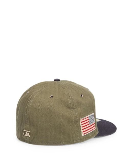 KTZ Green 59Fifty Mlb Herringbone Baseball Cap