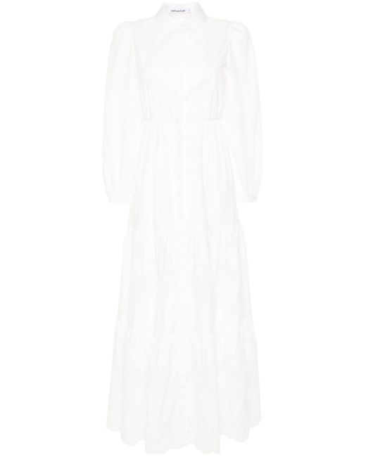 Self-Portrait White Long Dress
