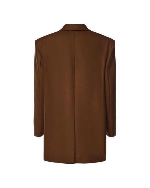 ANDAMANE Brown Single-Breasted Blazer