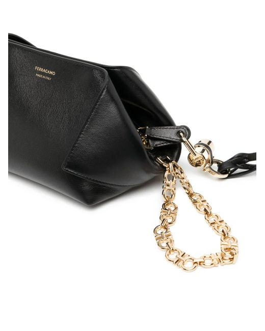 Clutch di Ferragamo in Black