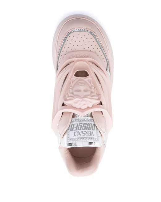 Versace Odissea Leren Sneakers in het Pink