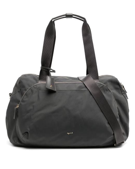 Agnes B. Black Round-Shape Holdall
