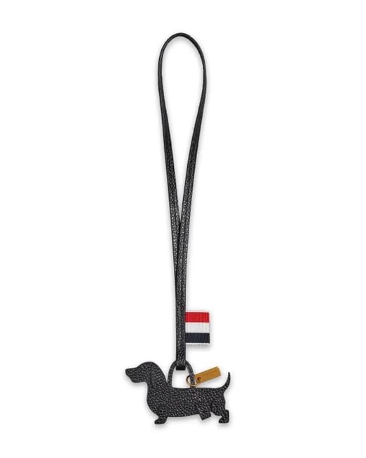 Thom Browne White Hector Keyring