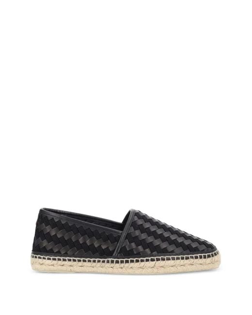Castaner Black Woven Braided Espadrilles for men