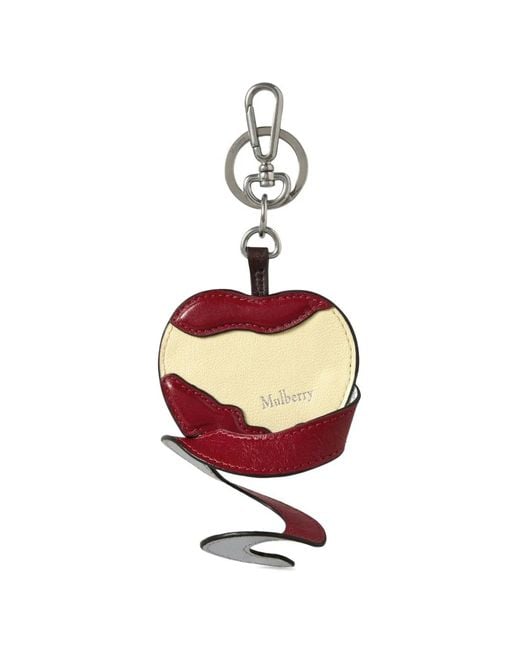 Mulberry White Peeling Fruit Apple-Charm Keyring
