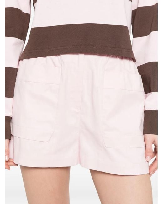 Maje Pink Cotton Shorts