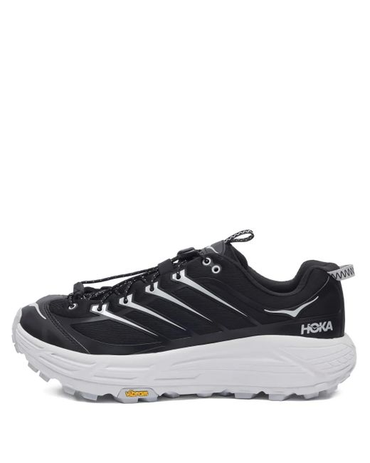 Sneakers Mafate Three2 Con Inserti di Hoka One One in Black