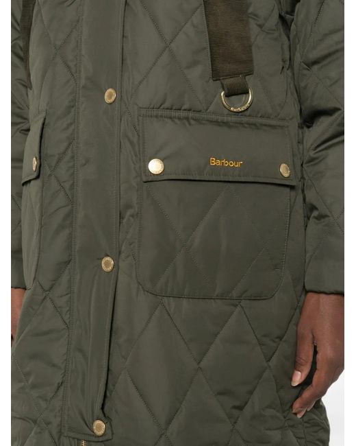 Barbour Gewatteerde Jas in het Green