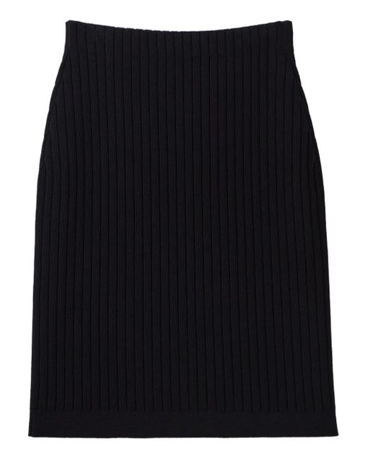 St. John リブニット スカート Black