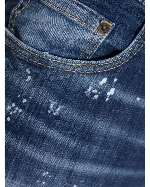 Vaqueros de algodón DSquared² de hombre de color Blue