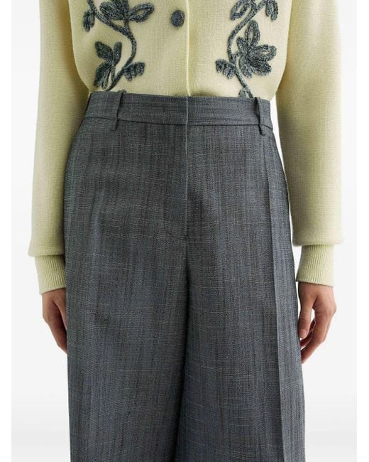 Jil Sander Gray Tailored Shorts