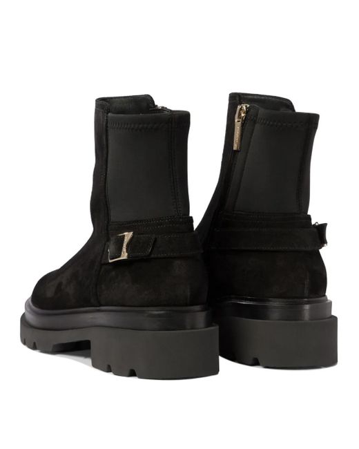 Santoni Black Boots