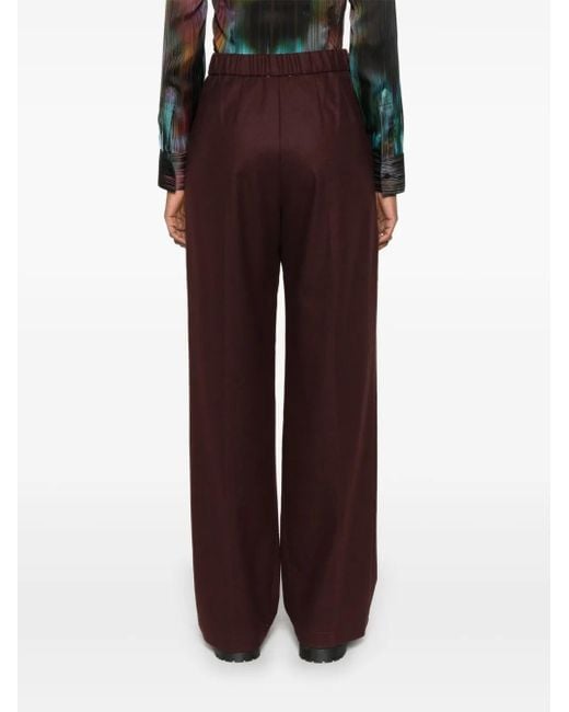 Forte Forte Straight Broek in het Purple