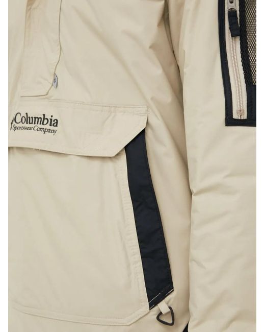 Anorak Challenger con media cremallera Columbia de hombre de color Natural