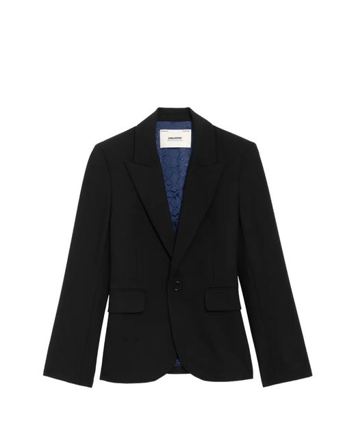 Zadig & Voltaire Black Vavy Blazer