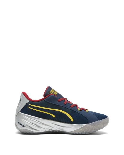 PUMA Blue All-Pro Nitro Low-Top Sneakers for men