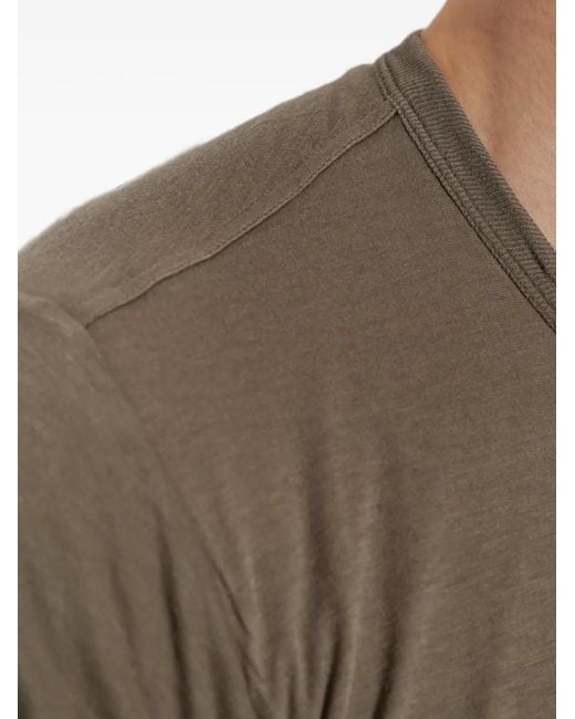 Rick Owens Gray Crew-Neck T-Shirt for men
