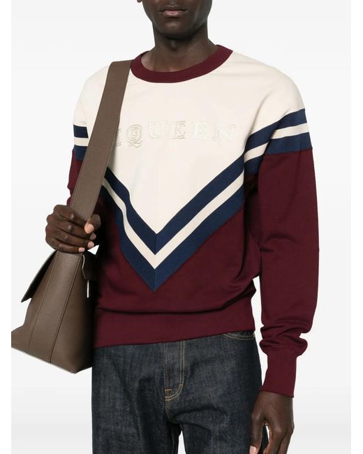 McQueen Purple Sweat À Logo for men