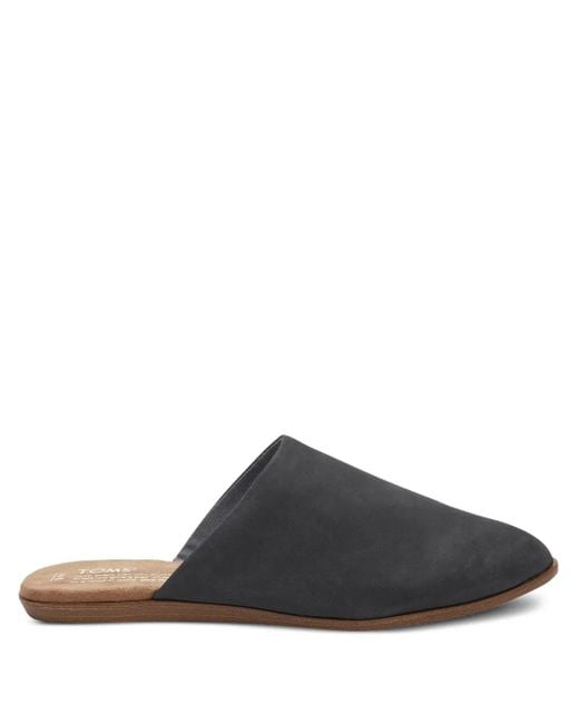 TOMS Jutmul レザーミュール Black