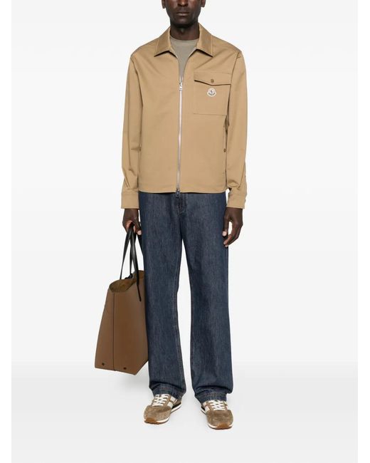 Moncler Natural Pocket Zip Jacket for men