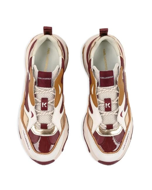 Karl Lagerfeld Brown Blaze Lace-Up Sneakers
