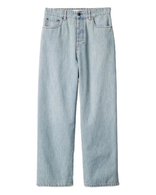 Miu Miu Blue Denim Cotton Jeans