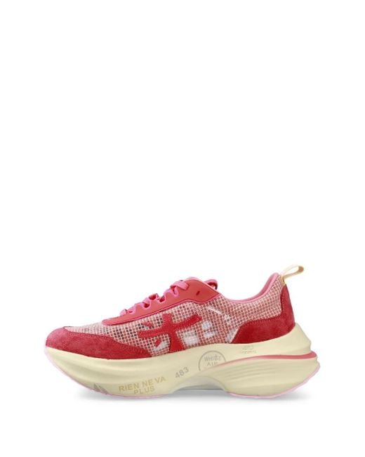 Baskets Hill Premiata en coloris Red