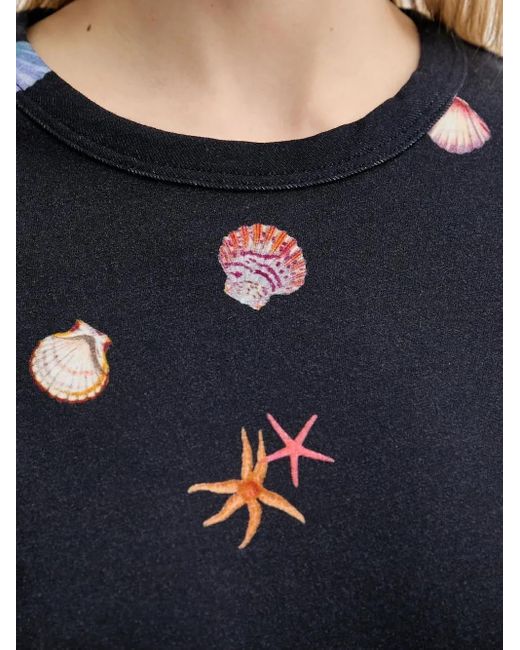Rag & Bone White Seashell-Print T-Shirt
