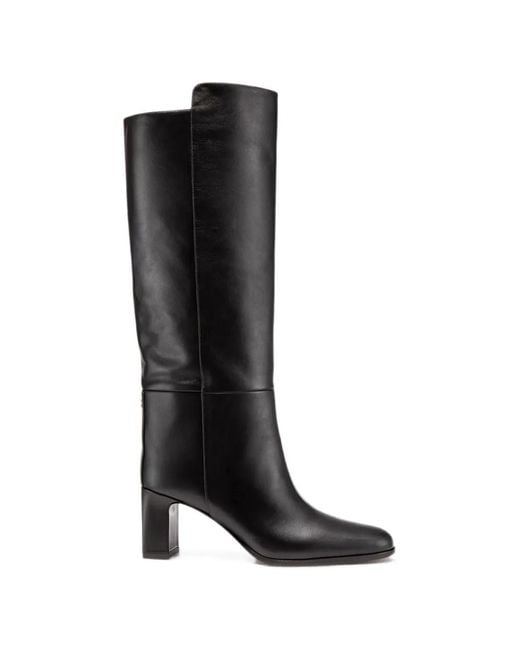 Jimmy Choo Black Caly Knee-High Boots
