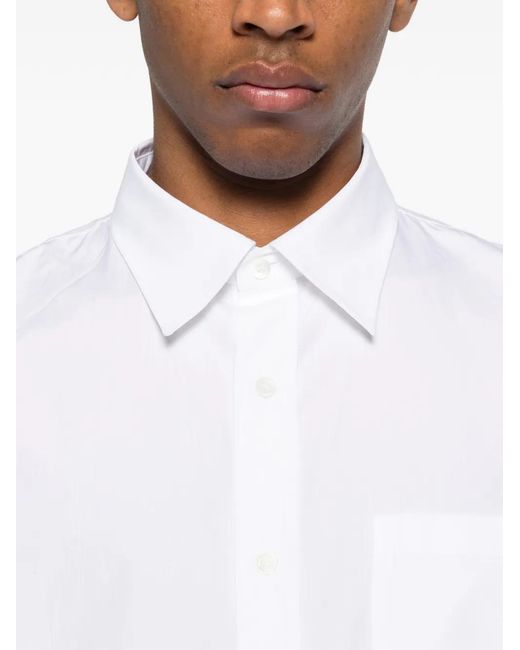 A.P.C. White Pocket Shirt for men