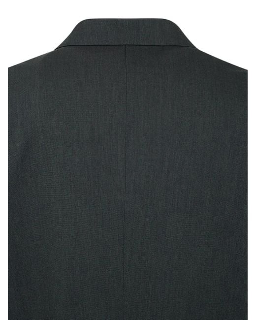 Studio Tomboy X Black Buttoned Tailored Jacket for men