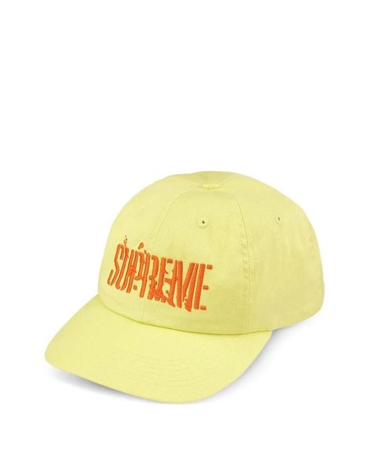 Supreme Splatter 6-Panel Baseballkappe in Yellow für Herren