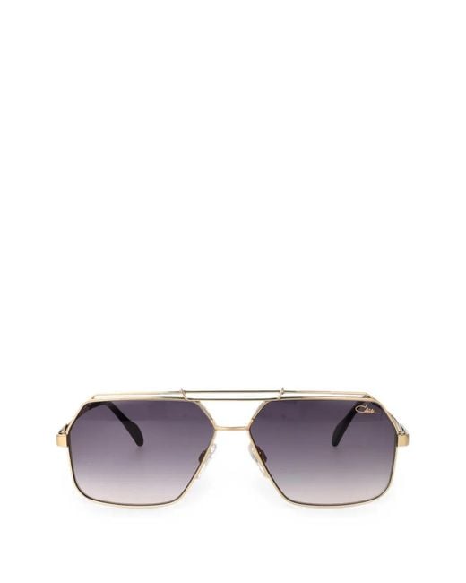Cazal Purple Geometric-Frame Sunglasses for men