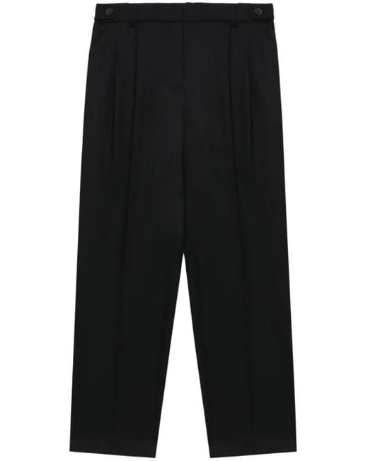 A.P.C. Black Hose Aus Wolle