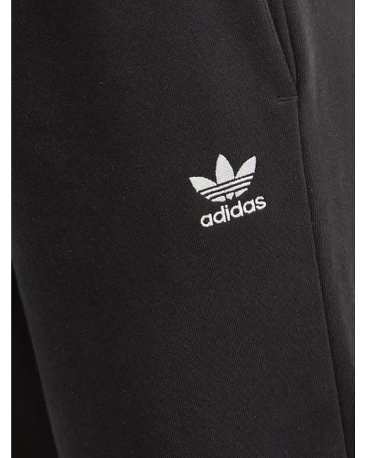 Adidas Black Logo-Embroidered Track Pants