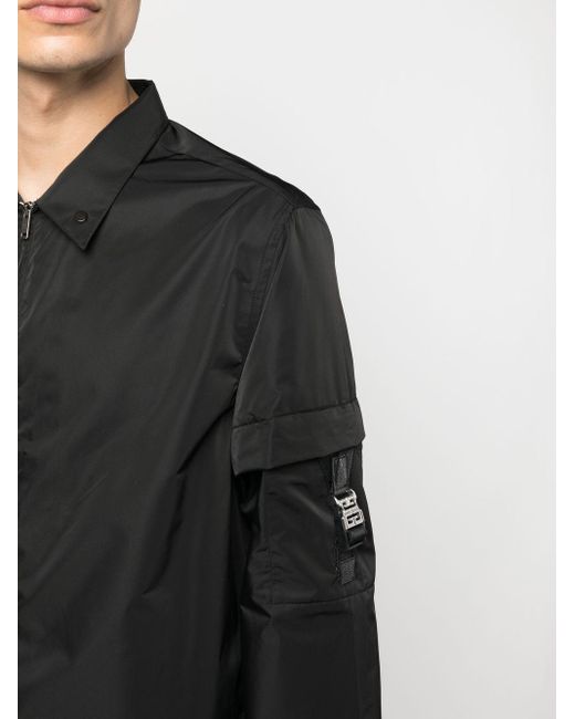 メンズ Givenchy 4g バックルポケット シャツ Black