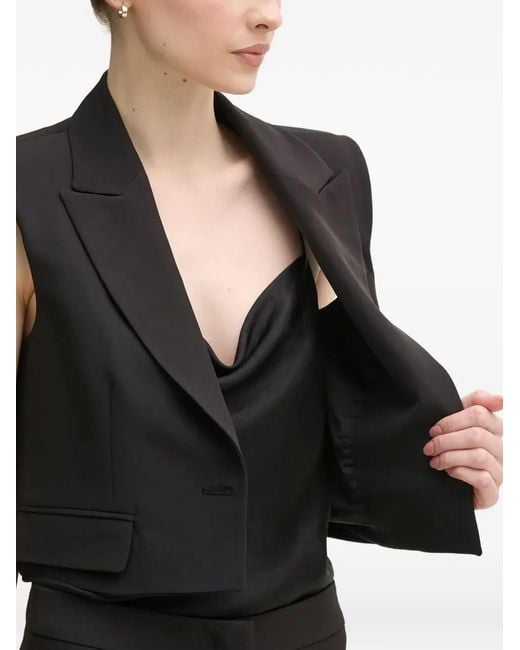 GAUDI Black Cropped Vest