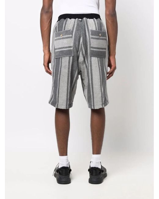 MASTERMIND WORLD Trainingsshorts Met Doodskopprint in het Gray voor heren