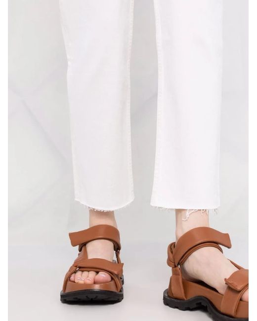 Re/done White 70S Stove Pipe Straight-Leg Jeans