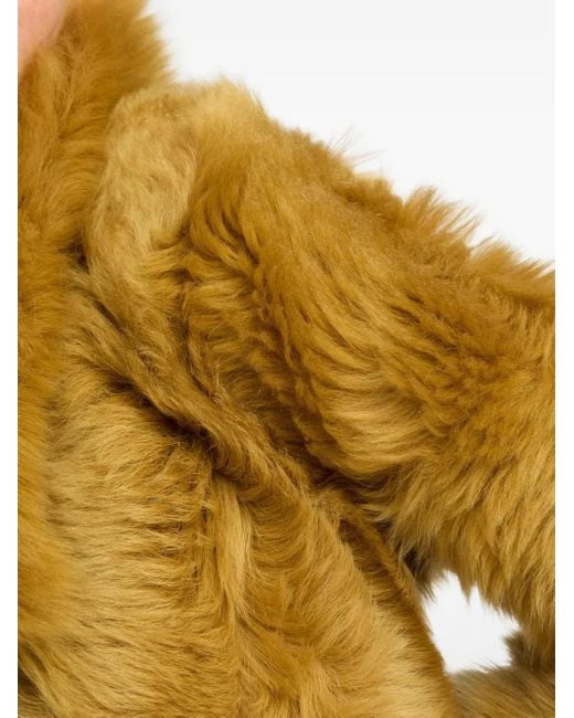 Yves Salomon Yellow Shearling Jacket