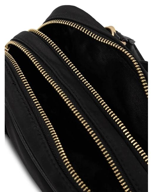 Pedro Del Hierro Madrid Black Sac À Bandoulière Zippé À Logo
