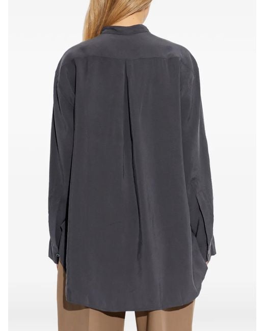 Studio Nicholson Gray Buttoned Pocket Shirt