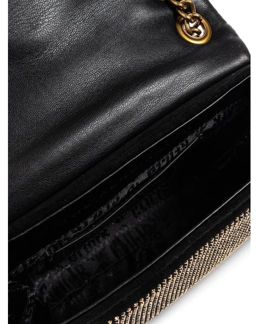 Kurt Geiger Black Mini Kensington Crystal-Embellished Tote Bag