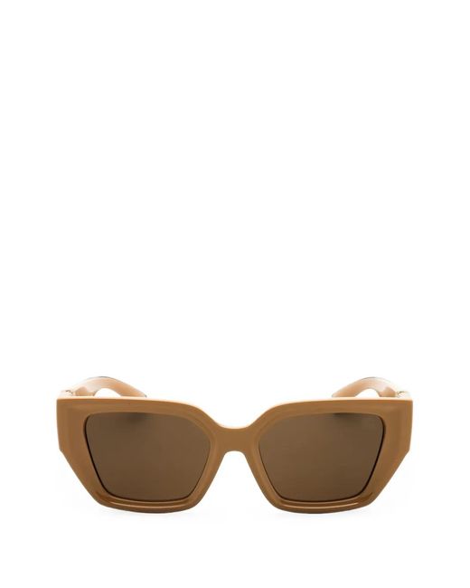 Burberry Brown Rectangle-Frame Sunglasses