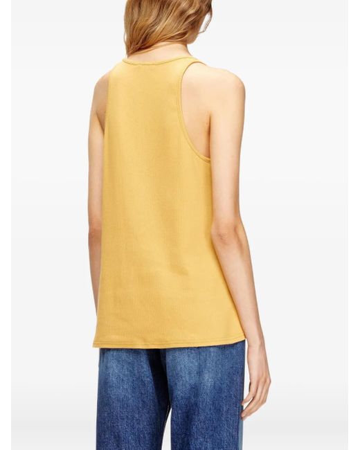 DIESEL Yellow T-Ipsya-Lkds Top