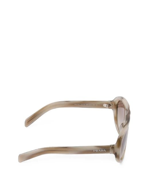 Prada Gray Shadowplay Sunglasses