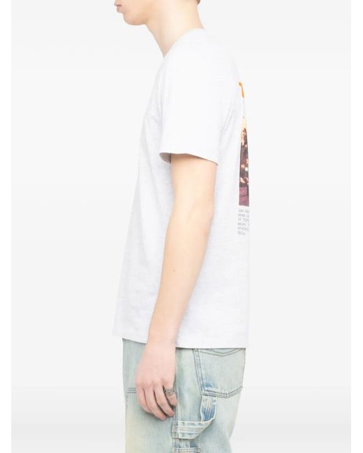 Zadig & Voltaire White Photograph Logo T-Shirt for men