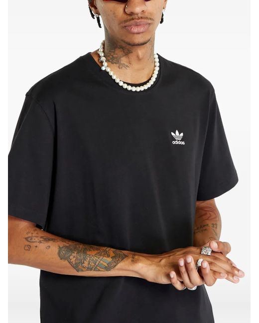 T-Shirt Trefoil Adidas pour homme en coloris Black