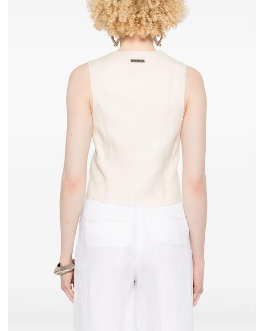Peserico リネンベスト White